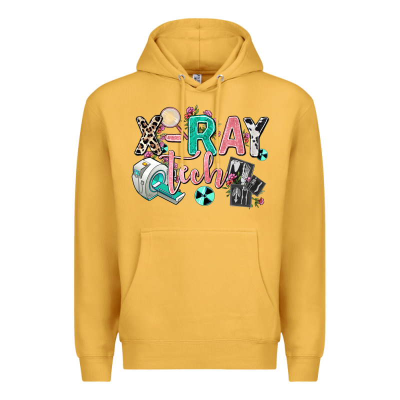 X Ray Tech Premium Hoodie by AdoDesignShop | Teevron