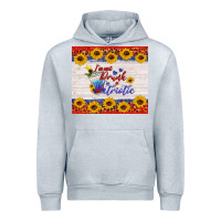 Heather Grey i'm not drunk i'm patriotic Urban Hoodie - HRA Design Shop