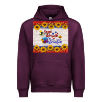 Mauve Wine i'm not drunk i'm patriotic Urban Hoodie - HRA Design Shop