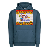 Pigment Midnight Navy i'm not drunk i'm patriotic Urban Hoodie - HRA Design Shop