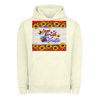 Pigment Pistachio i'm not drunk i'm patriotic Urban Hoodie - HRA Design Shop