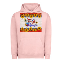 Pigment Salmon i'm not drunk i'm patriotic Urban Hoodie - HRA Design Shop