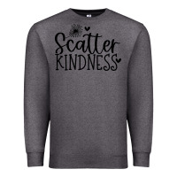Charcoal Heather kindness Premium Sweatshirt - Unal Design