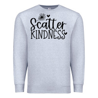 Heather Grey kindness Premium Sweatshirt - Unal Design
