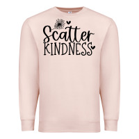 Pale Pink kindness Premium Sweatshirt - Unal Design