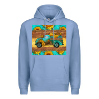 Colony Blue farm truck tumbler Premium Hoodie - HRA Design Shop