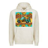 Oatmeal Heather farm truck tumbler Premium Hoodie - HRA Design Shop