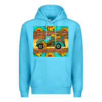 Ocean Blue farm truck tumbler Premium Hoodie - HRA Design Shop