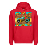 Red farm truck tumbler Premium Hoodie - HRA Design Shop