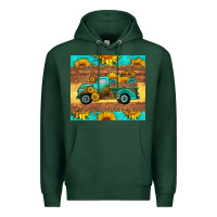 Sports Green farm truck tumbler Premium Hoodie - HRA Design Shop