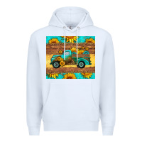 White farm truck tumbler Premium Hoodie - HRA Design Shop