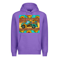 Purple farm truck tumbler Premium Hoodie - HRA Design Shop