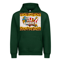 Forest Green god bless america Urban Hoodie - HRA Design Shop