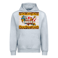Heather Grey god bless america Urban Hoodie - HRA Design Shop