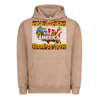 Pigment Burro god bless america Urban Hoodie - HRA Design Shop