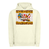 Pigment Pistachio god bless america Urban Hoodie - HRA Design Shop