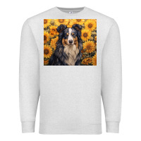 Oatmeal Heather australian shepherd Premium Sweatshirt - Unal Design