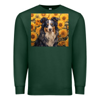 Sports Green australian shepherd Premium Sweatshirt - Unal Design