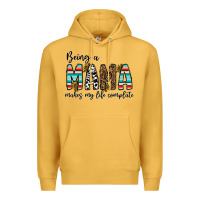 Mustard being mama makes my life complate Premium Hoodie - CowhideDigitalArt