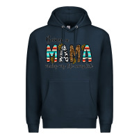 Navy being mama makes my life complate Premium Hoodie - CowhideDigitalArt