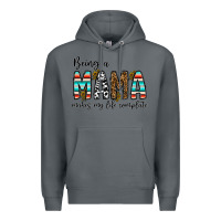 Rock being mama makes my life complate Premium Hoodie - CowhideDigitalArt