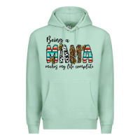 Seafoam being mama makes my life complate Premium Hoodie - CowhideDigitalArt