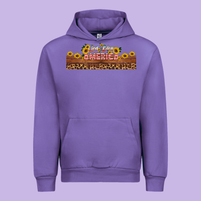 God Bless America Libbey Cup Urban Hoodie Designed By Hra Design Shop