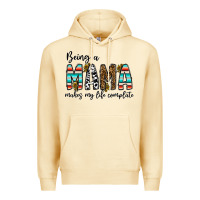 Pina Colada being mama makes my life complate Premium Hoodie - CowhideDigitalArt