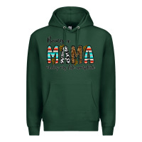Sports Green being mama makes my life complate Premium Hoodie - CowhideDigitalArt