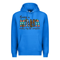 True Royal being mama makes my life complate Premium Hoodie - CowhideDigitalArt