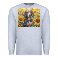 Heather Grey beagle Premium Sweatshirt - Unal Design