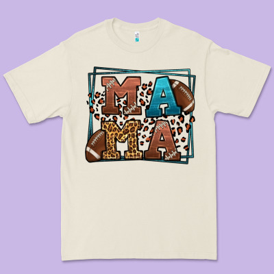 American Football Mama Mother's Day Premium Tee Designed By Lillyallendesigns