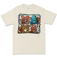 Bone American Football Mama Mother's Day Premium Tee - LillyAllenDesigns