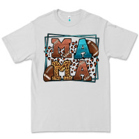 Dove Grey American Football Mama Mother's Day Premium Tee - LillyAllenDesigns