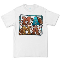 White American Football Mama Mother's Day Premium Tee - LillyAllenDesigns