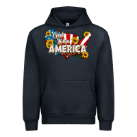 Navy god bless america Urban Hoodie - HRA Design Shop