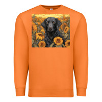 Carrot black lab Premium Sweatshirt - Unal Design