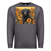 Charcoal Heather black lab Premium Sweatshirt - Unal Design