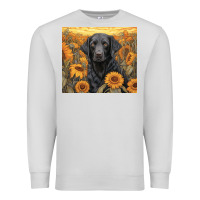 Dove Grey black lab Premium Sweatshirt - Unal Design