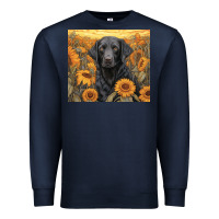 Navy black lab Premium Sweatshirt - Unal Design
