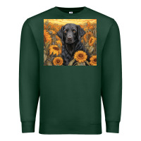 Sports Green black lab Premium Sweatshirt - Unal Design