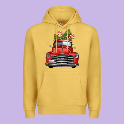 Christmas Trees Truck Premium Hoodie Designed By Fadigitalartstudio