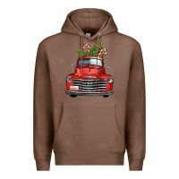 Chestnut christmas trees truck Premium Hoodie - FaDigitalArtStudio