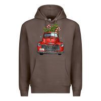 Coffee christmas trees truck Premium Hoodie - FaDigitalArtStudio