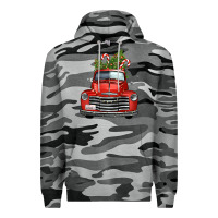 Slate Camo christmas trees truck Premium Hoodie - FaDigitalArtStudio