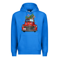 True Royal christmas trees truck Premium Hoodie - FaDigitalArtStudio