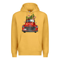 Christmas Trees Truck Premium Hoodie | Teevron
