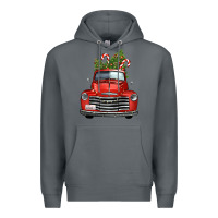 Rock christmas trees truck Premium Hoodie - FaDigitalArtStudio