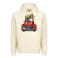Sandshell christmas trees truck Premium Hoodie - FaDigitalArtStudio