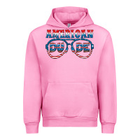 Fuchsia Pink american dude Urban Hoodie - HRA Design Shop